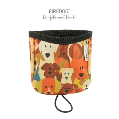 Firedog QuickReward Beloningstasje Nylon Honden Oranje