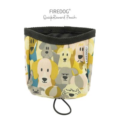 Firedog QuickReward Beloningstasje Nylon Honden Geel
