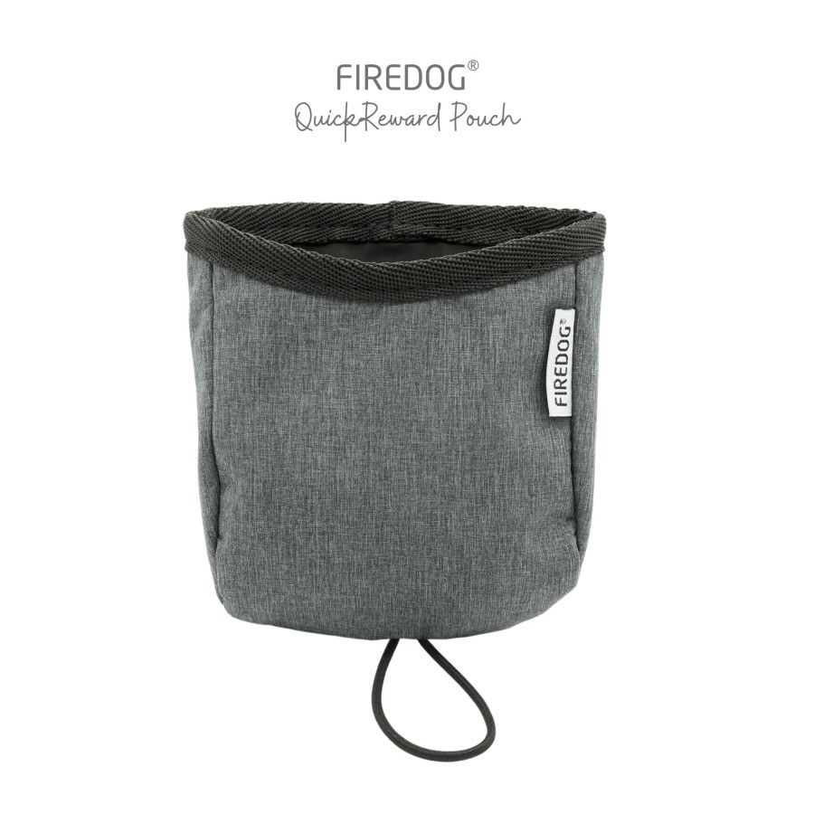 Firedog QuickReward Beloningstasje Softshell Gevlekt Donkergrijs