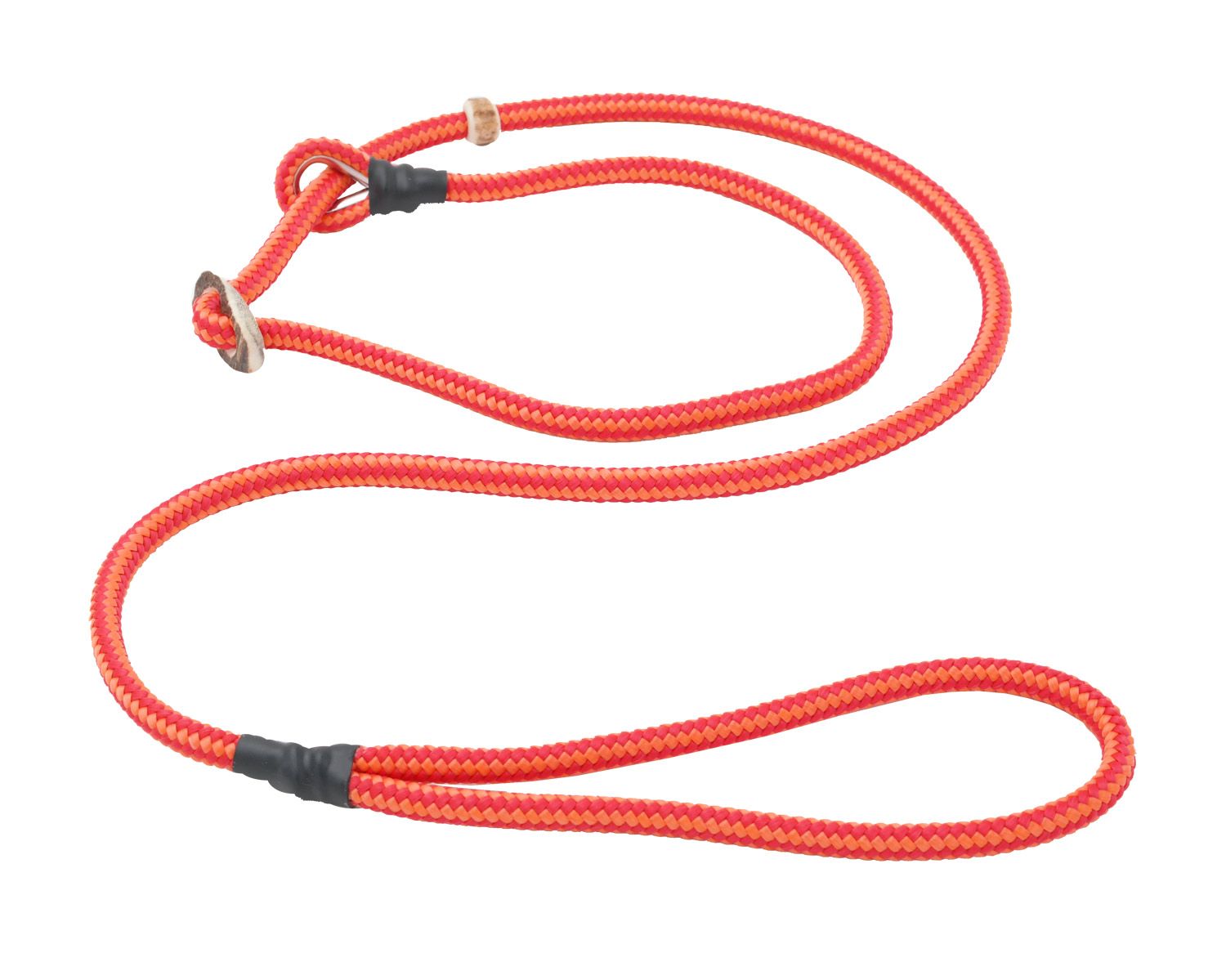 Field Trial Moxon Leiband 8MM/200CM Zonder Geweistop Oranje/Rood