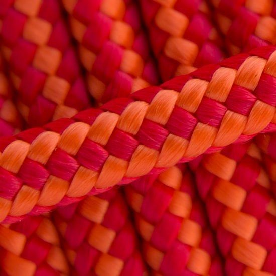 Field Trial Moxon Leiband 8MM/200CM Zonder Geweistop Oranje/Rood