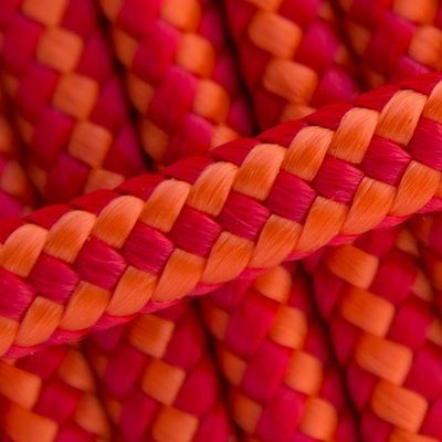 Field Trial Moxon Leiband 8MM/200CM Zonder Geweistop Oranje/Rood