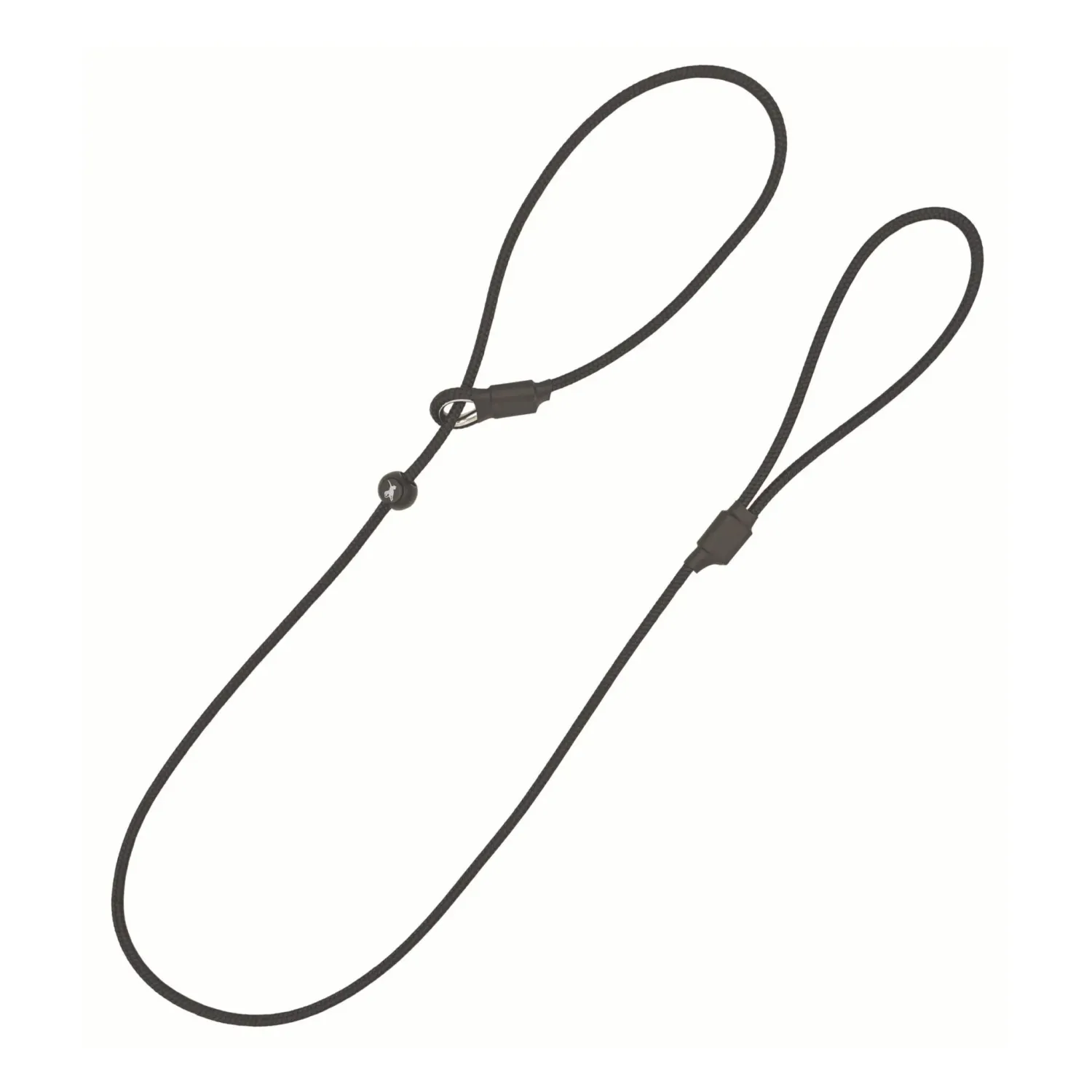 Sporting Saint Field Trial Pro Slip Lijn 5MM/120CM Zwart