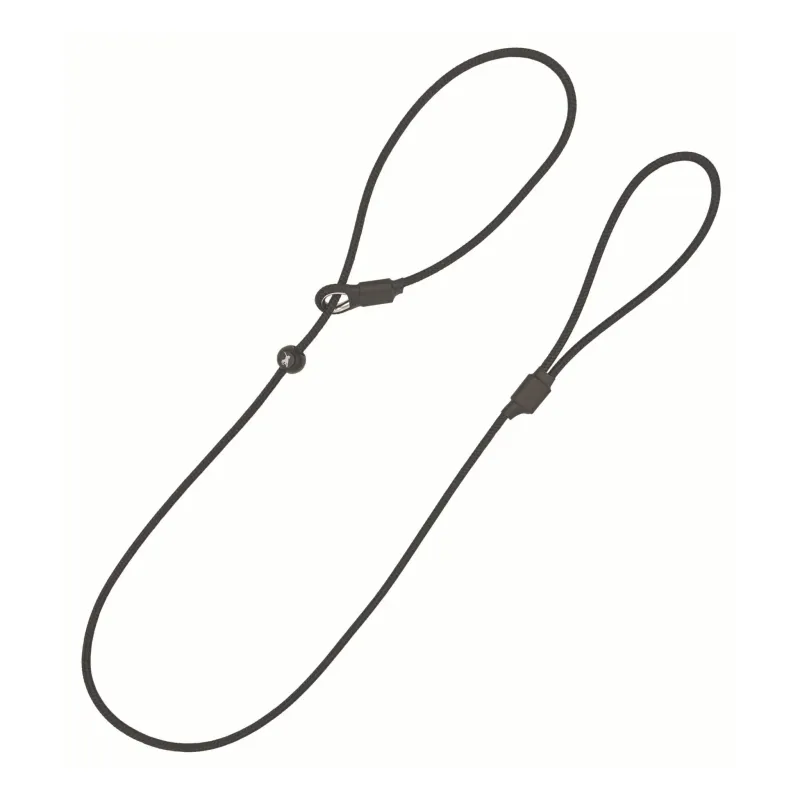 Sporting Saint Field Trial Pro Slip Lijn 5MM/120CM Zwart