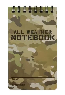 Waterdicht Notitieboek Camo
