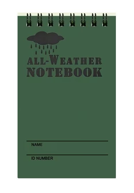 Waterdicht Notitieboek Groen