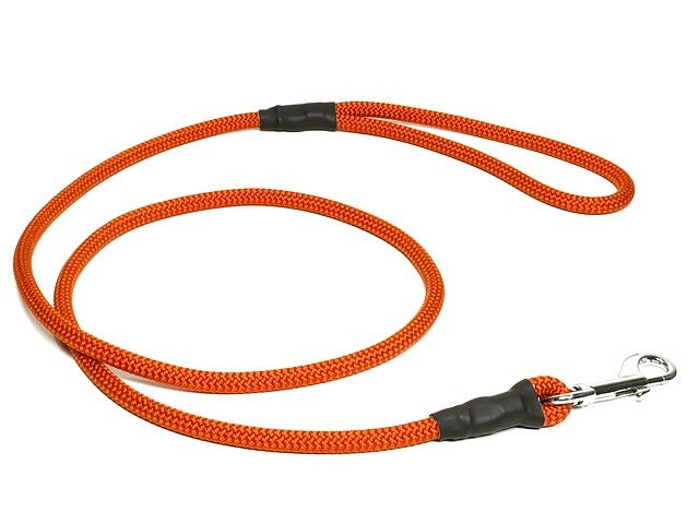 Mystique Field Trial Leiband Moxon 8 MM Met Karabijnhaak Oranje