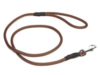 Mystique Field Trial Leiband Moxon 8 MM Met Karabijnhaak Bruin