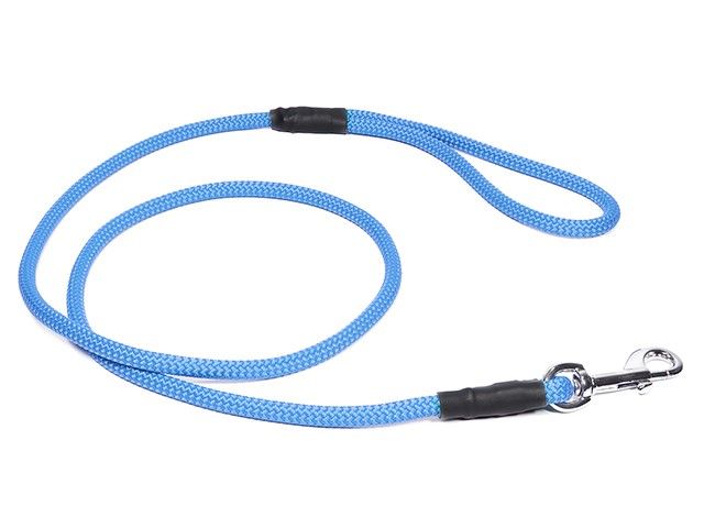 Mystique Field Trial Leiband Moxon 8 MM Met Karabijnhaak Lichtblauw
