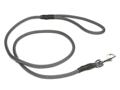 Mystique Field Trial Leiband Moxon 8 MM Met Karabijnhaak Grijs