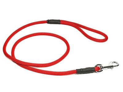 Mystique Field Trial Leiband Moxon 8 MM Met Karabijnhaak Rood