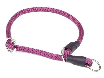 Mystique Halsband Nylon Met Stopper 8MM Paars