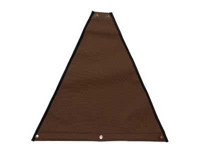 Mystique Dummyvest Profi Accessoire Driehoek Bruin