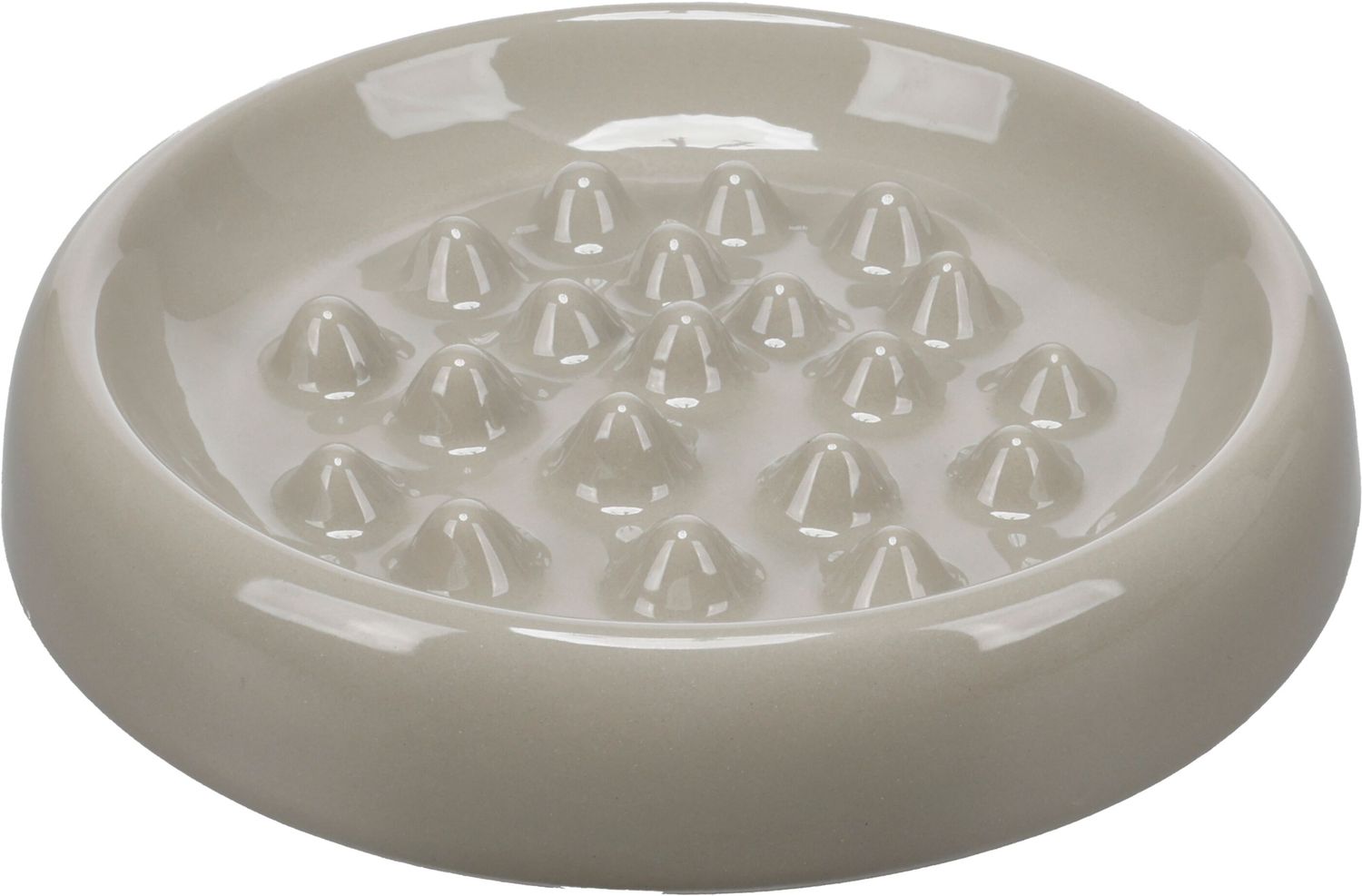 Flamingo Eetpot Slow Feeder Cena Rond Taupe 17,5CM