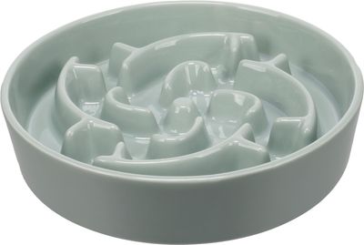Flamingo Eetpot Slow Feeder Cena Rond Muntgroen 20,5CM