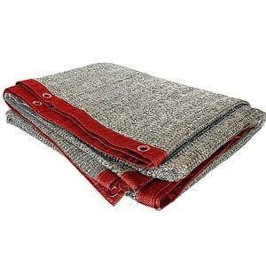 4Season Schaduwdoek met Ringen - Rood 2m x 2m