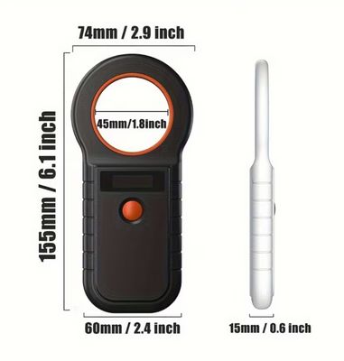 Microchip Scanner Zwart