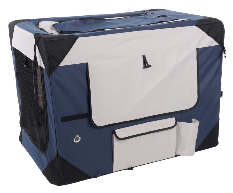 Flamingo Transportbox Geronimo Blauw/Beige