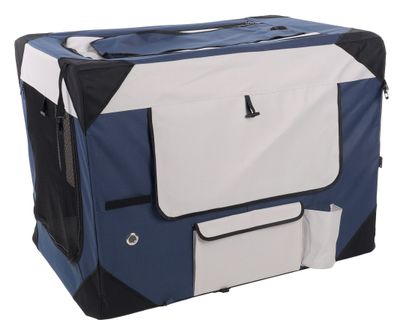 Flamingo Transportbox Geronimo Blauw/Beige