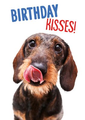 Kaart Birthday Kisses