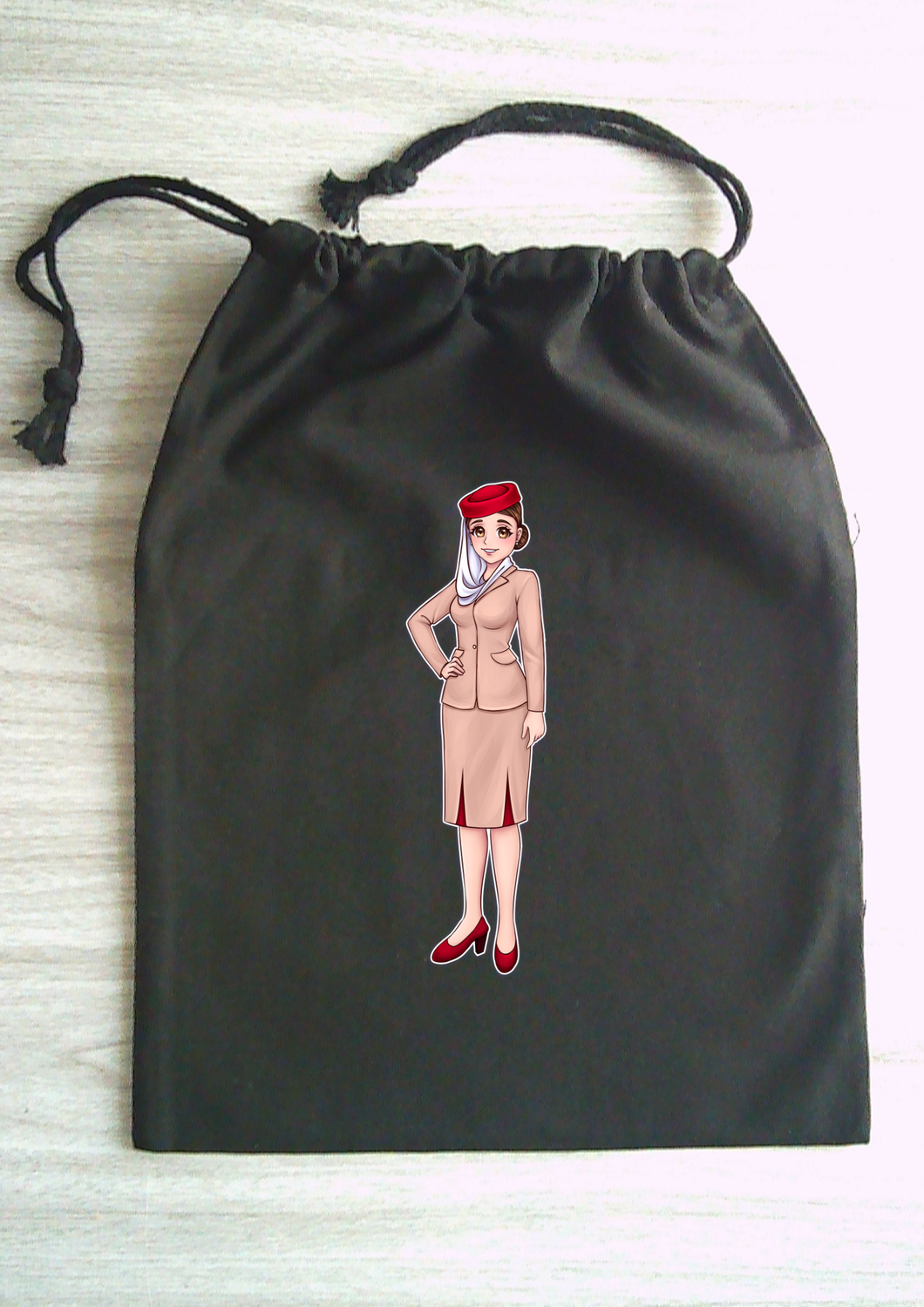 cabin crew shoe bag emirates