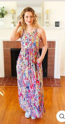 FLORAL MAXI DRESS