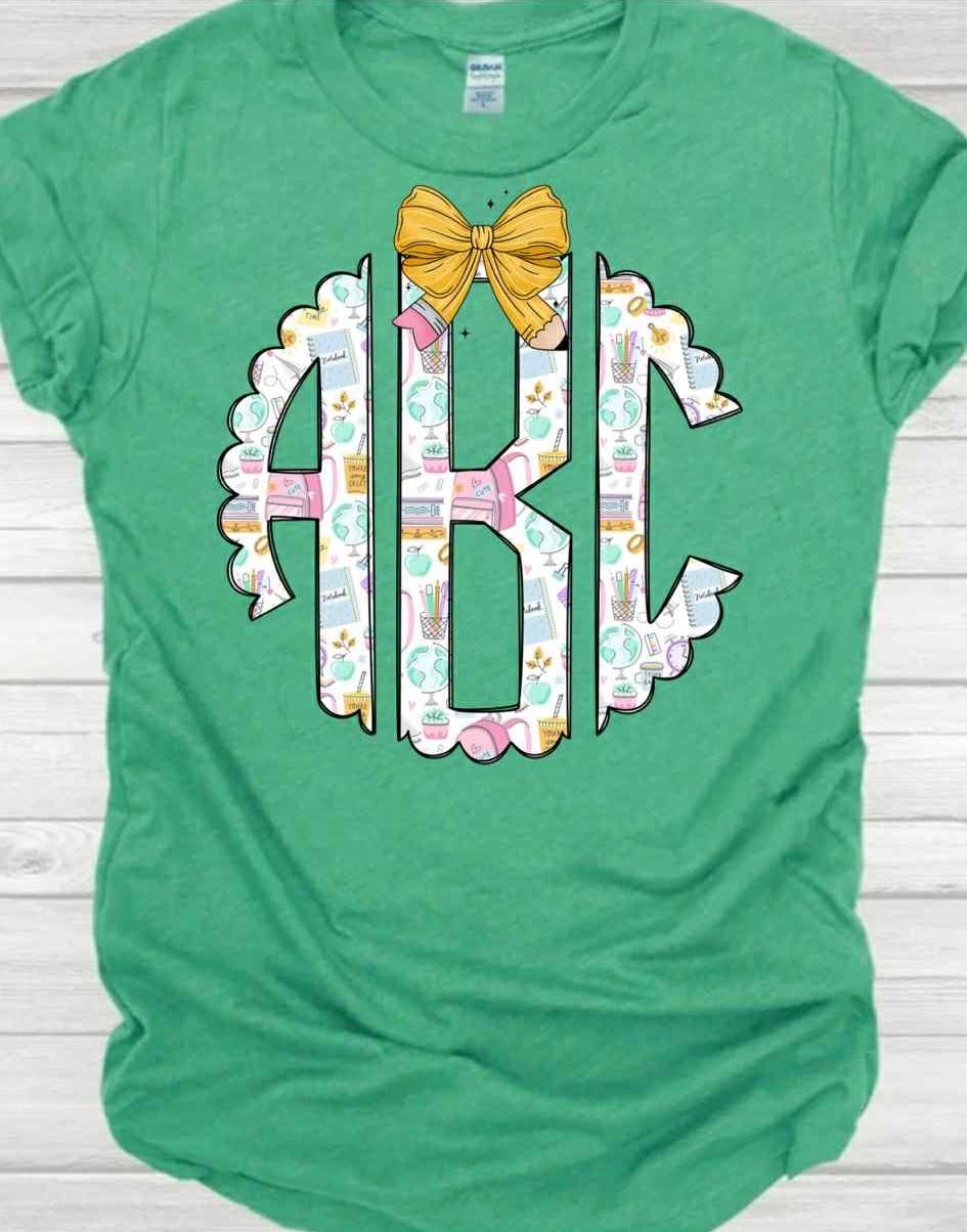 School Monogram Shirt