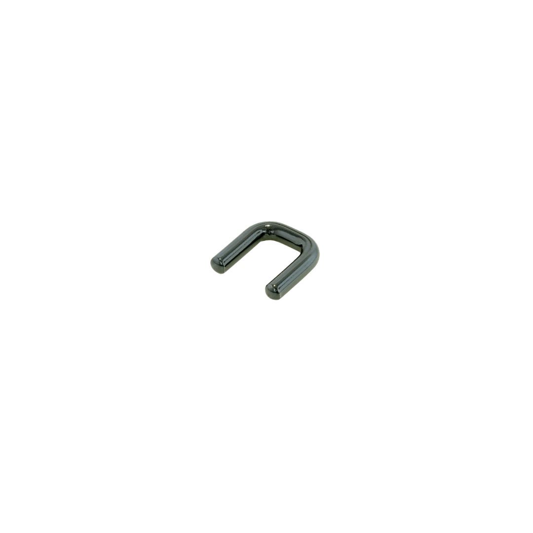 Niobium Septum Retainer, Size: 16g, Color: Black