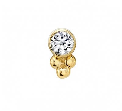 BVLA Pin - Bezel w/ 3 Bead