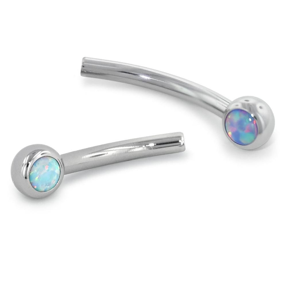 Neo Ti Gem Curved Barbell