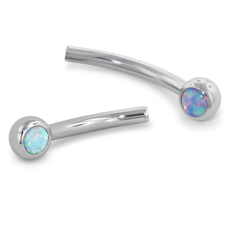 Neo Ti Gem Curved Barbell