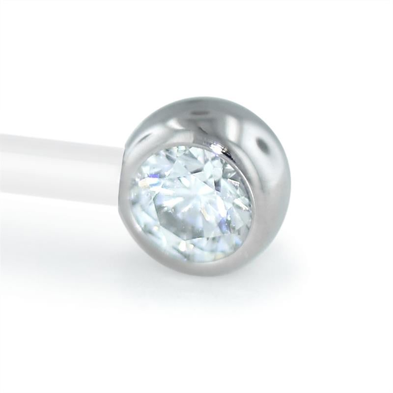 NeoMetal Threadless - Titanium Nipple Side Gem