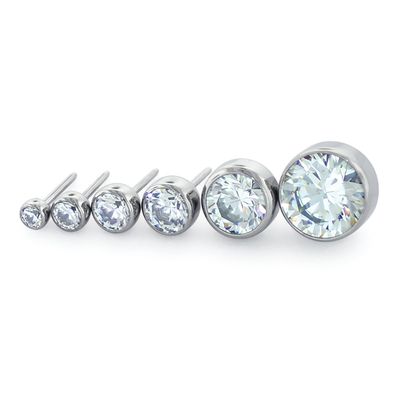 Neo Ti Bezel-Set Gem