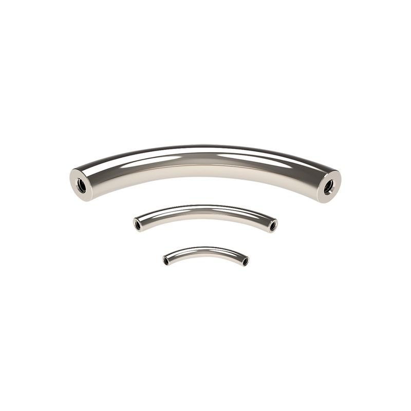 Ti Threaded Curved Barbell Shaft (CRV) 16g