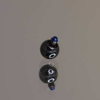 Black Niobium Threaded Ball