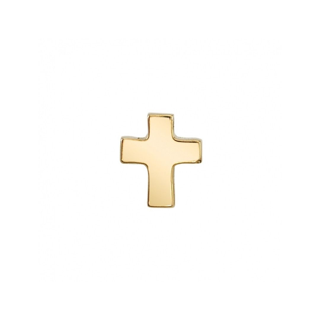 BVLA Pin - Cross, Size: 4mm, Color: YG