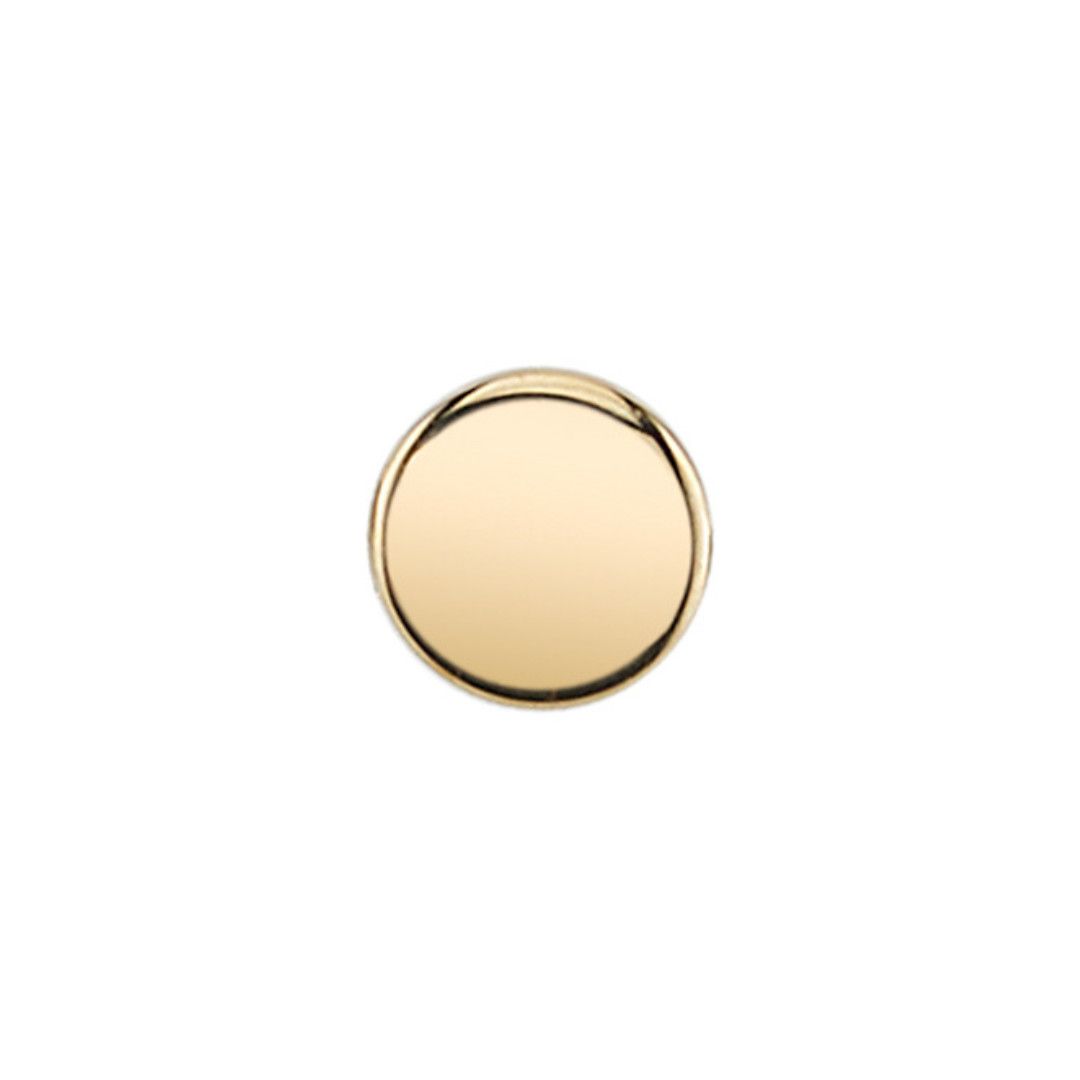 BVLA Pin - High Polish Disk, Size: 1.5mm, Color: YG
