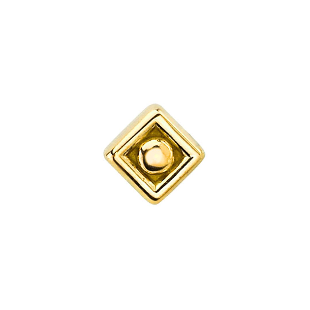 BVLA Pin - Square Dot, Size: 2.5mm, Color: YG
