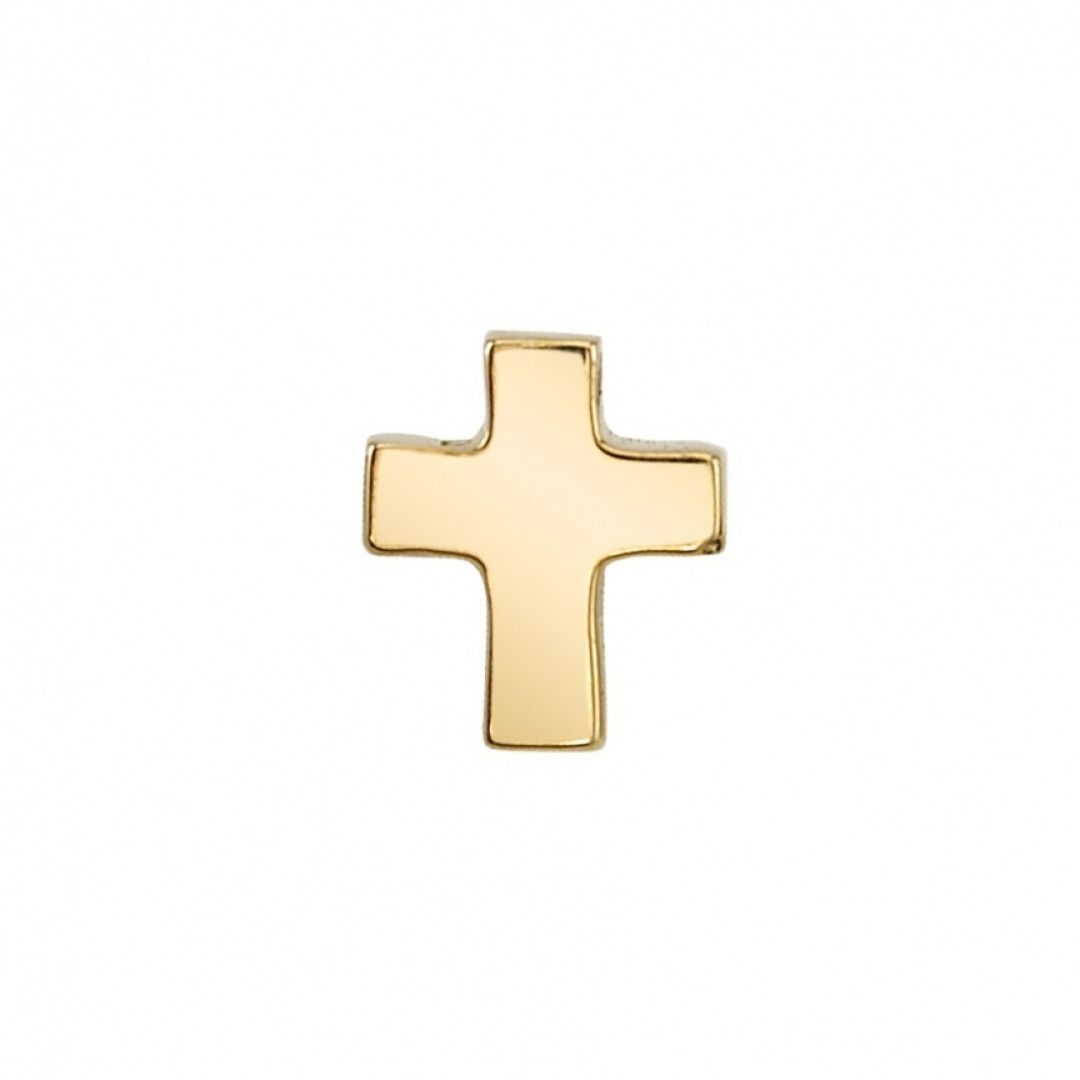 BVLA Pin - Cross, Size: 4mm, Color: YG