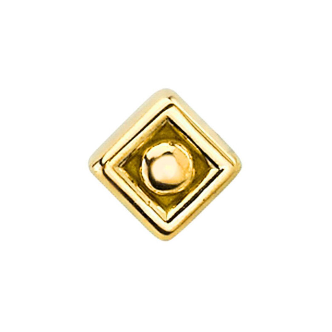 BVLA Pin - Square Dot, Size: 2.5mm, Color: YG
