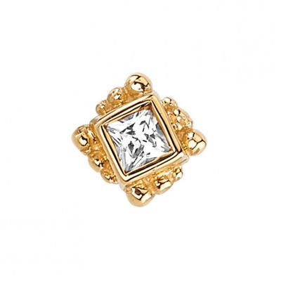BVLA Pin - Beaded Princess Bezel