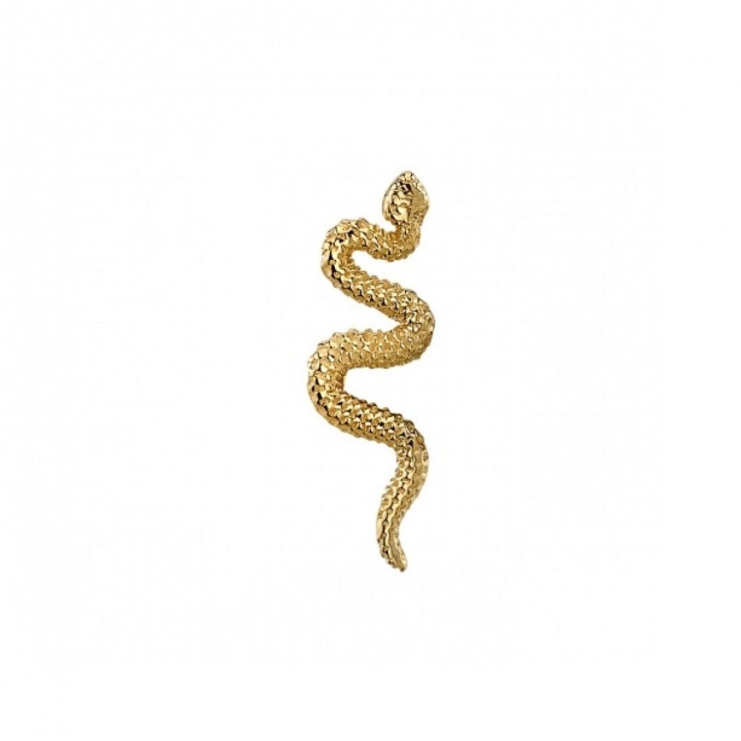 BVLA Pin - Tiny Delicate Snake, Gold: YG