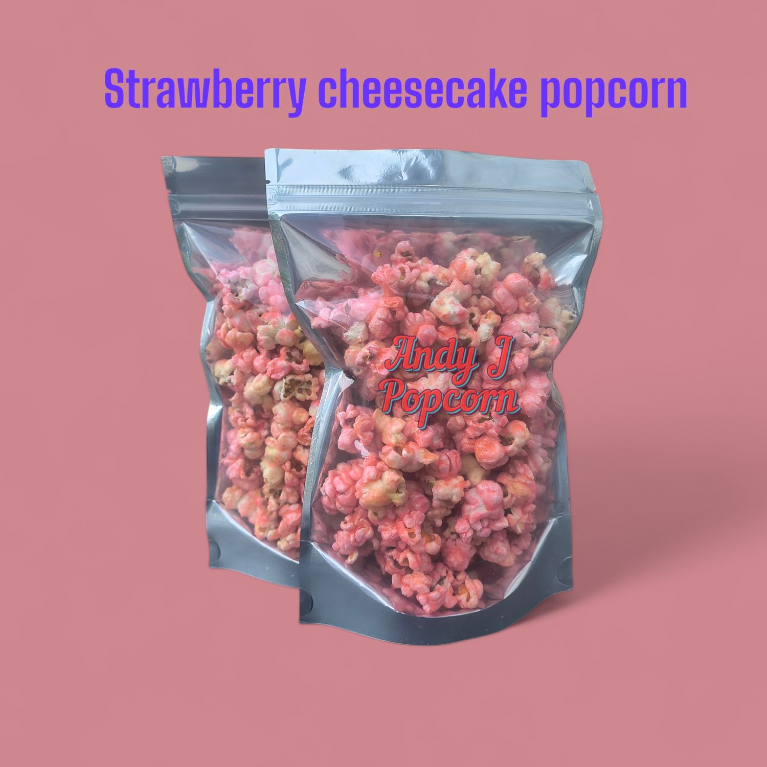 Strawberry cheesecake popcorn (free sample)