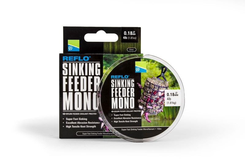 0.16MM REFLO SINKING FEEDER MONO - 150M SPOOL - 3lb