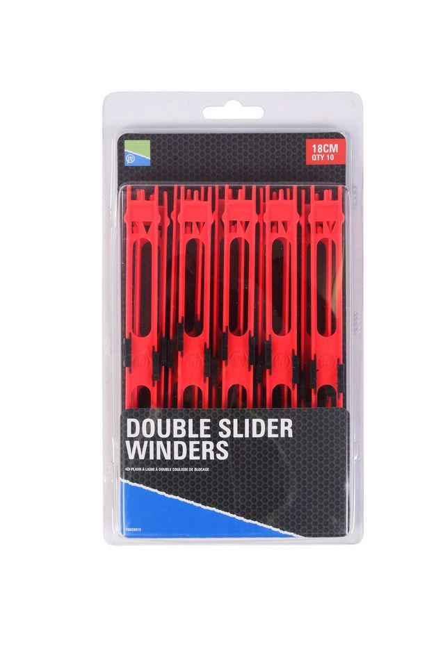 DOUBLE SLIDER WINDERS 18cm RED