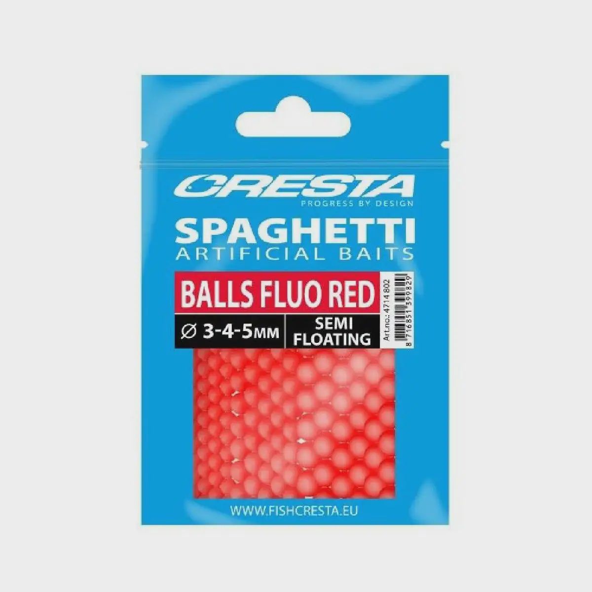 CRESTA SPAGHETTI BALLS FLUO RED