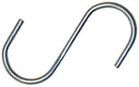 S Hook - Galvanized, Size: 4&quot;