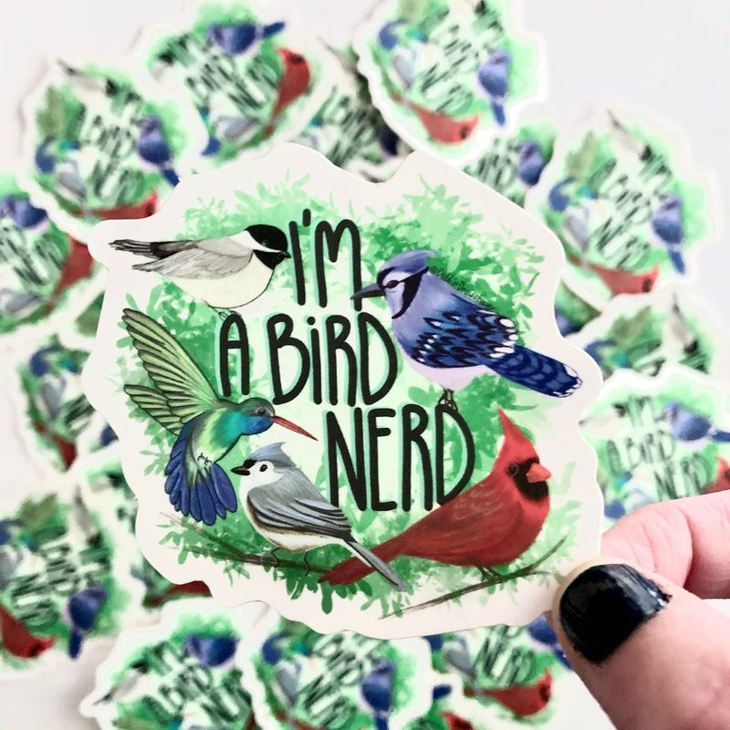 Bird Nerd Sticker Collection