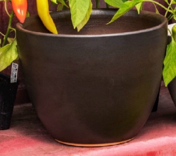 Athens Planter 9.5&quot; - Black Walnut