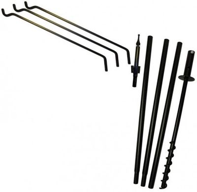 3 Arm &quot;Extended Reach&quot; Bird Feeder Pole Set